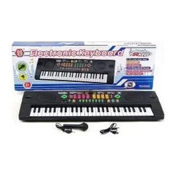 Hudební nástroj pro děti Organki 54 klawiszy z mikrofonem ładowarka USB