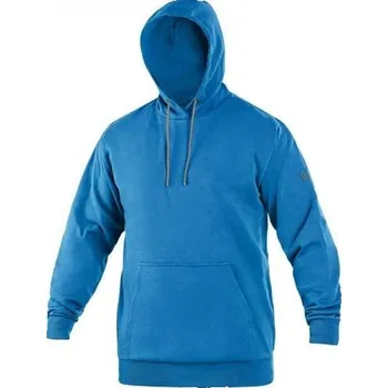 Pánská mikina CANIS Pánská mikina ARYN s kapucí, azurově modrá, Barva azurová, Velikost 3XL