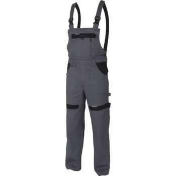 montérky ARDON Montérkové kalhoty COOL TREND na šle, šedo-černé, Barva sivo-čierna, Velikost 46