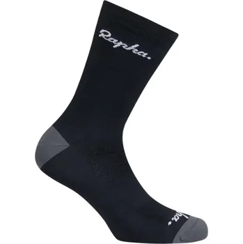 Pánské ponožky Ponožky RAPHA RPH 25 Logo Black/Grey - M