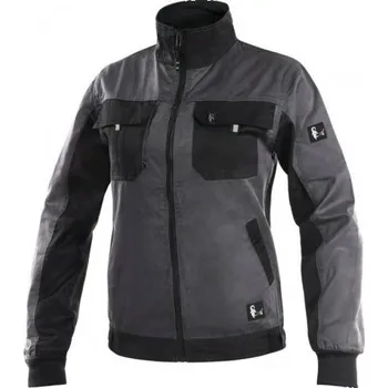 pracovní blůza CANIS Dámská blůza CXS PHOENIX Bellona, šedo-černá, Barva sivo-čierna, Velikost 56