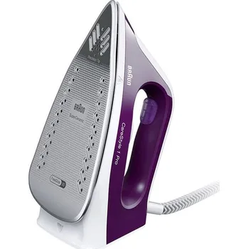 Žehlička Braun IS 1514 VI 0128807002 parní žehlička stanice 2200 W bílá, fialová