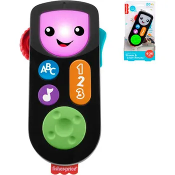 Hračka FISHER PRICE Baby výukový ovladač na baterie Světlo Zvuk pro miminko | 323355