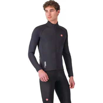 Cyklistická bunda CASTELLI Cyklistická zateplená bunda - COMPETIZIONE - černá 3XL