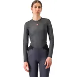 CASTELLI Cyklistické triko s dlouhým rukávem - MEDIO BASE LAYER W - šedá L