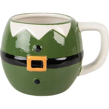 Clayre & Eef - Keramický hrnek SANTA CLAUS 6CEMU0217