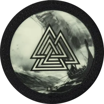 Nášivka Nášivka M-Tac Walknut Drakkar Round - černá-šedá