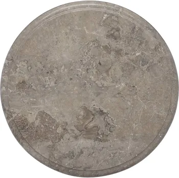 Konferenční stolek vidaXL Marketos Stolní deska šedá Ø 40 x 2,5 cm mramor