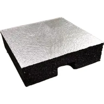 Rohožka Gumová podložka pod konstrukci fotovoltaické elektrárny FLOMA UniPad - délka 26 cm, šířka 26 cm, výška 7 cm