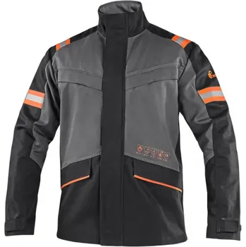 pracovní blůza CANIS Pánská multifunkční nehořlavá blůza CXS WORKTECH-MULTI, Barva sivo-čierna, Velikost 60