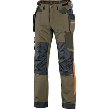 Pracovní oblečení CANIS Pracovní kalhoty CXS NAOS, khaki/olivová, Canis, Barva Khaki/Oliva, Velikost 48