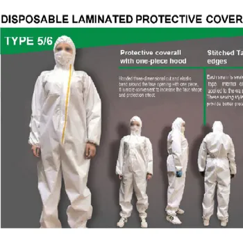 Jednorázový oděv PROHELM Ochranný overal Prophylactic, bílý, Velikost M