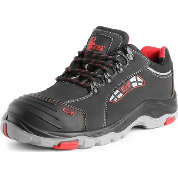 Pracovní obuv CANIS Bezpečnostní polobotka s ocelovou špicí CXS ROCK APLIT S3 (DOPRODEJ), Barva čierna, Velikost 39