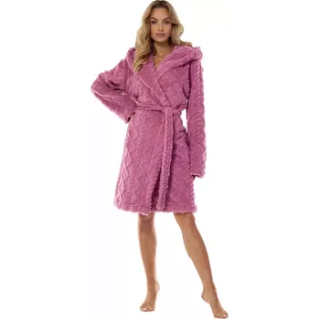 Dámské noční prádlo Dámský župan 2401 Geo - L&L fialová L