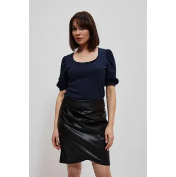 Dámská halenka Halenka s nabíranými rukávy Moodo černá | modrá 2017493