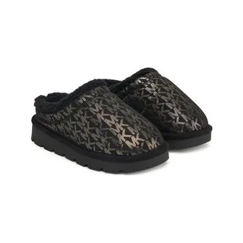 Dámské pantofle Dětské papuče Michael Kors OSAKA LOGO černá barva, MK03782001 99X, EUR 28