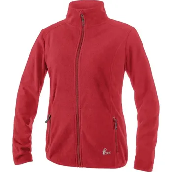 Dámská mikina CANIS Dámská fleecová mikina CXS GRANBY LADY, červená, Barva červená, Velikost M