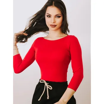 Dámské tričko Dámské triko MILA s lodičkovým výstřihem VS-DT1905 červená, VELIKOST XL