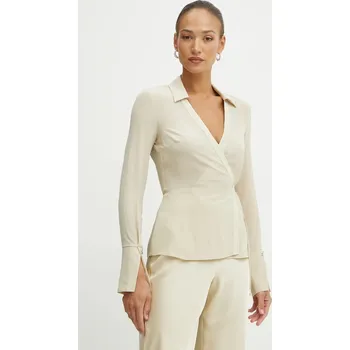 Dámská košile Hedvábné tričko Patrizia Pepe 8C0759.A156 béžová 12X, vel. 38