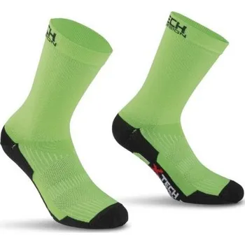 Pánské ponožky X TECH Funkční ponožky Professional Carbon, + 10 / + 40 ° C, zelené, XTECH, Barva zelená, Velikost 43-46