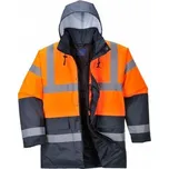 PORTWEST Pánská reflexní bunda S467 Hi-Vis, zimní, oranžovo-černá, Velikost S