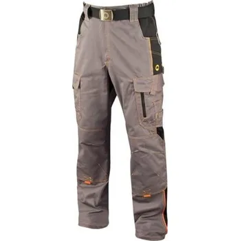 montérky ARDON Montérkové kalhoty VISION 02, zkrácená délka, šedo-oranžové, Barva sivo-oranžová, Velikost M