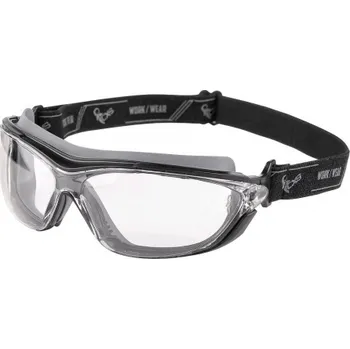 ochranné brýle CANIS Ochranné brýle OPSIS FORS, čiré, černo-šedé, Barva čierno-sivá, Tmavost brýlí 0