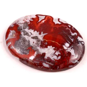 Přírodní kámen Kabošon Crazy Lace Achát č.5979 (37x27x6mm)
