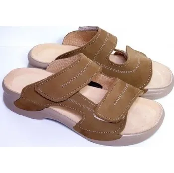 Dámské pantofle ROHACAN Dámské zdravotní ortopedické pantofle JASMINA, hnědé, Barva hnedá, Velikost 40