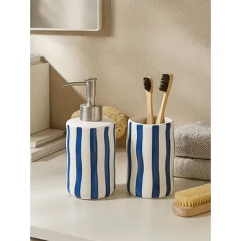 Koupelnová předložka Sinsay - Koupelnová sada - modrá - 861GN-55X - 861GN-55X-ONE-1