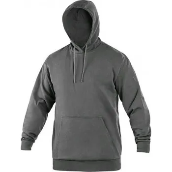 Pánská mikina CANIS Pánská mikina ARYN s kapucí, šedá, Barva sivá, Velikost XXL