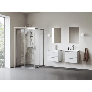 Sprchové dveře Ravak Blix II sprchové dveře 100 cm posuvné hliník lesk/průhledné sklo 1XMA0C00Z1