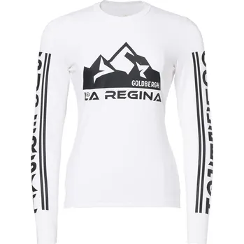 Cyklistické kalhoty Dámské triko Goldbergh Rosanna Long Sleeve Tee White