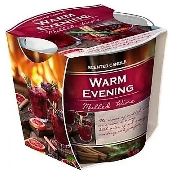 Svíčka Maják BARTEK CANDLES svíčka ve skle Warm Evening 115 g