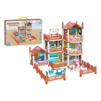 Panenka Domek dla lalek 2 piętra + akcesoria