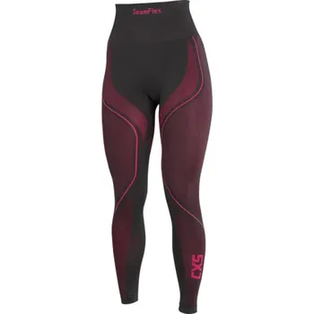 Dámské termoprádlo CANIS Funkční dámské spodky CXS SeamFlex LADY, černo-růžové, Barva čierno-ružová, Velikost S