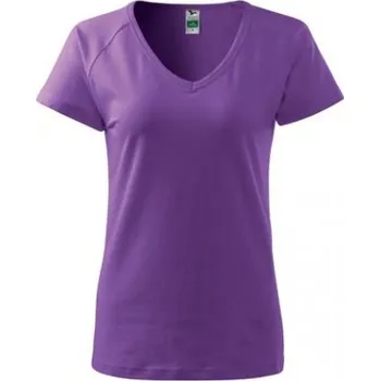 ADLER Dámské triko s krátkým rukávem DREAM, fialové, Velikost XXL