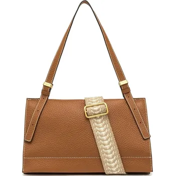 Kabelka Kožená kabelka Gianni Chiarini NICOLE BS.11336.TKL.NAETN hnědá 82X, vel. ONE SIZE