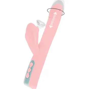 Vibrátor Romant Elvis pulzátor s podtlakovým stimulátorem růžový