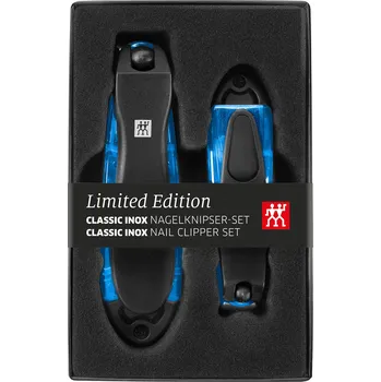 Zwilling, Kleštičky na nehty Classic Inox v pouzdře nebesky modré 2 ks - Formadore