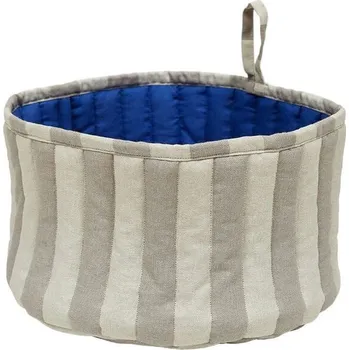 chlebník OYOY, Košík na pečivo Toppu, béžovo-modrý - Formadore