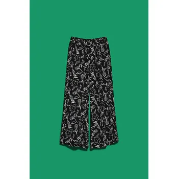 Dámské kalhoty DÁMSKÉ KALHOTY L-SP-4024 ČERNÉ Moodo černá | bílá | vícebarevná 2269869