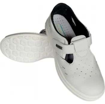 Pracovní obuv ČERVA Sandály s ocelovou špicí SANITARY LYBRA S1, bílé, Barva biela, Velikost 45