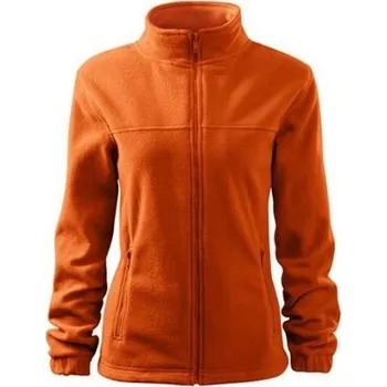 Dámská mikina ADLER Dámská fleece mikina JACKET 504, oranžová, Barva oranžová, Velikost XL