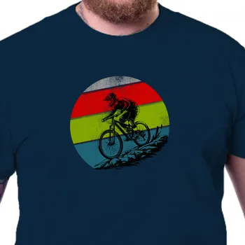 Pánské tričko Tričko Cyklisté | Tričko pro cyklistu - sjezdařský motiv