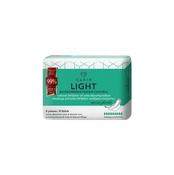 Menstruační vložka Carin Light Incontinence Odour Control inkontinenční vložky 8 kusů