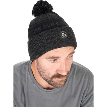 Čepice Grey Sherpa Bobble Hat