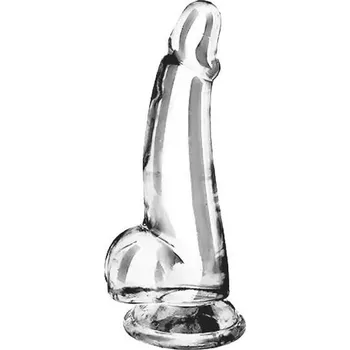 BASIC X Cesar transparentní penis s přísavkou M