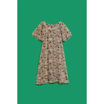 Dámské šaty DÁMSKÉ ŠATY L-SU-4028 L.Béžový Moodo hnědá | krémová 2277834