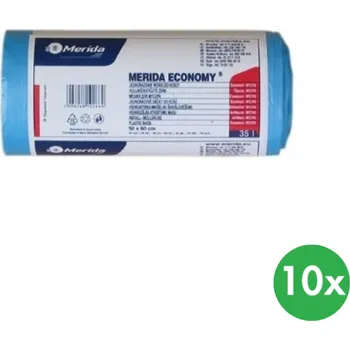 Pytle na odpadky Merida Pytle na odpad, 35 L, 10x 50 sáčků, modré